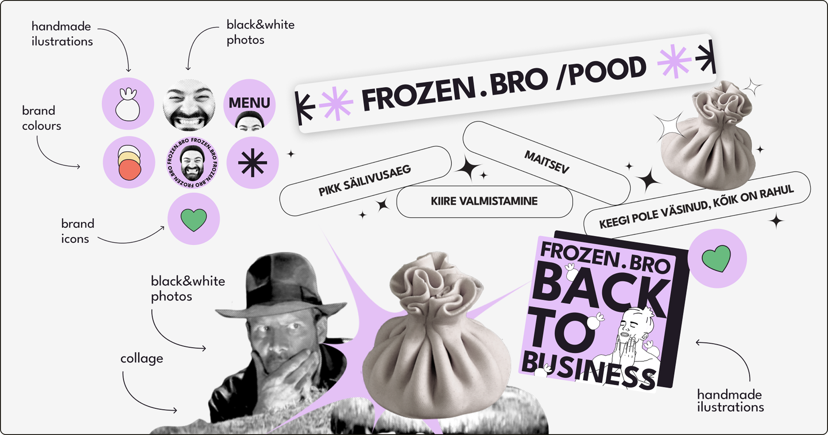 Frozen Bro visual identity 8